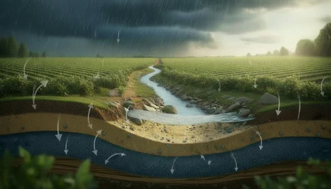 Daten und Informationen zum Wasserdargebot und zur Grundwasserneubildung in Sachsen