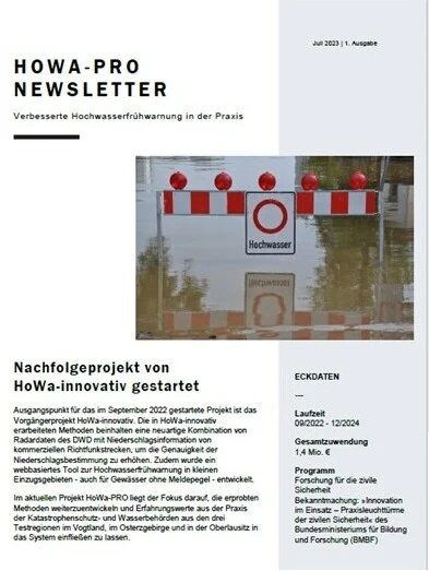 HoWa-PRO Newsletter 1 - Seite 1