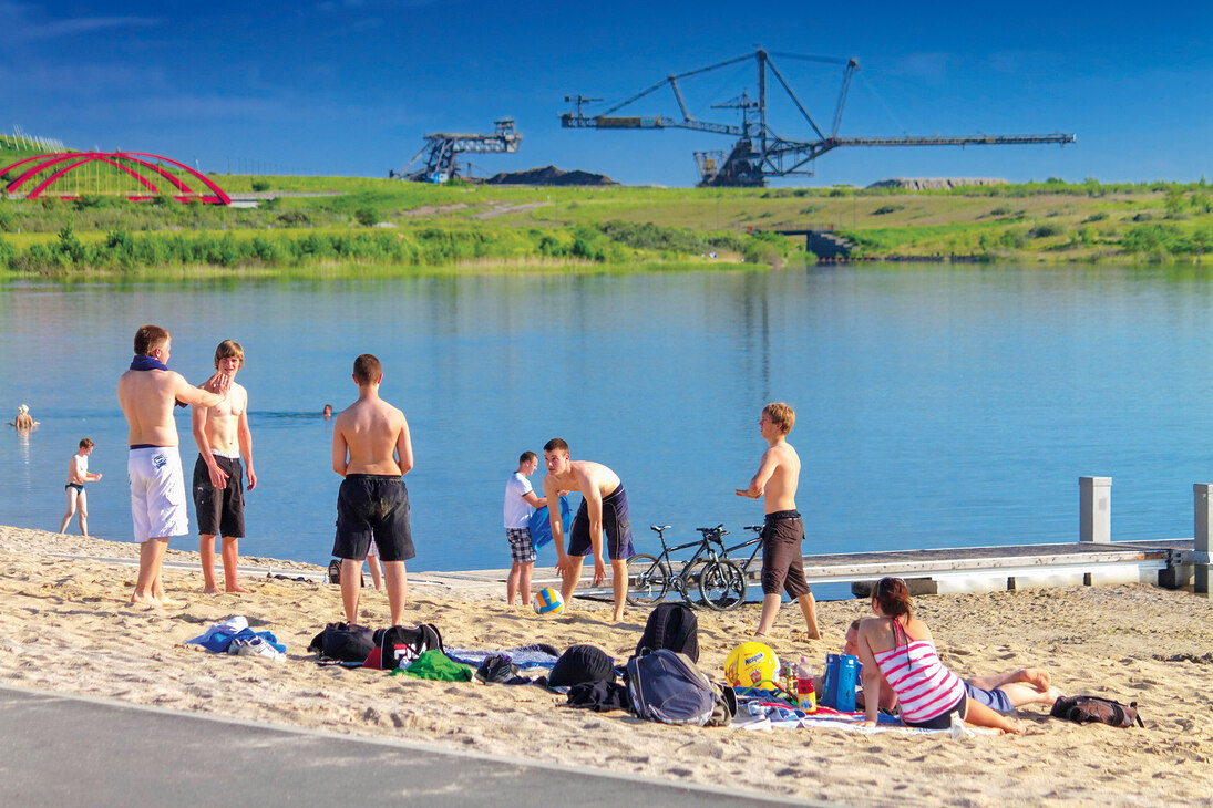 Bild Badende am Markkleeberger See