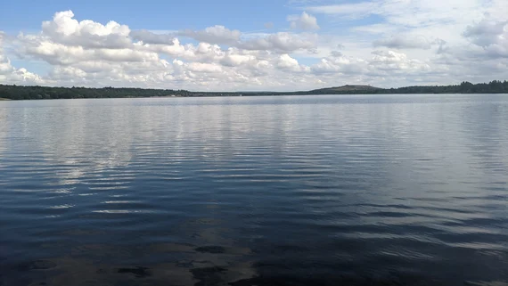 Weite Wasserfläche Markkleeberger See