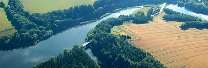 Luftbild Talsperre Malter
